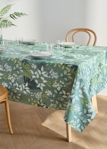 Voskovaný ubrus s potiskem listí