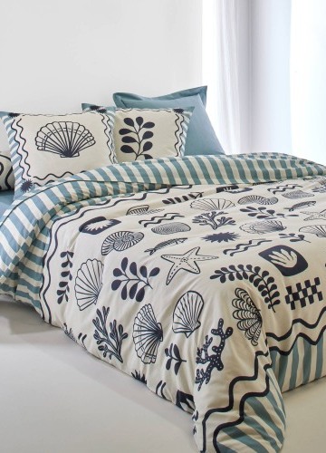 Bavlněné povlečení Marinette s potiskem