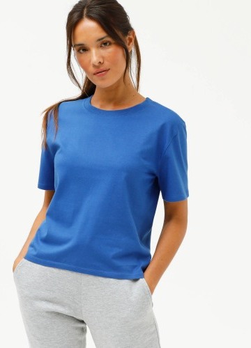 Volné tričko s krátkými rukávy