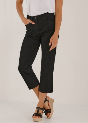 Rovné 7/8 jednobarevné kalhoty