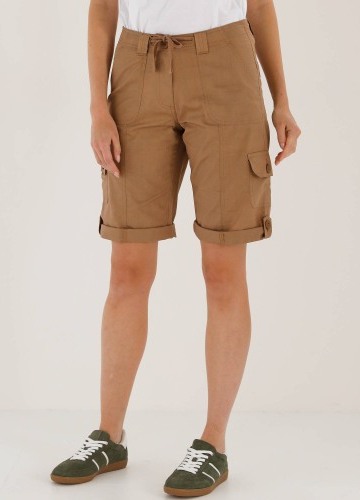 Bermudy s vreckami a ohrnutím