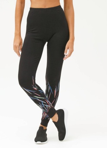 Legíny s grafickým dizajnom