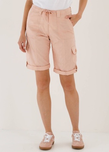 Bermudy s vreckami a ohrnutím