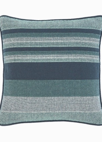 Súprava 2 ks ručne tkaných pruhovaných obliečok na vankúšik