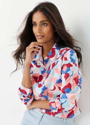 Košile s akvarelovým potiskem