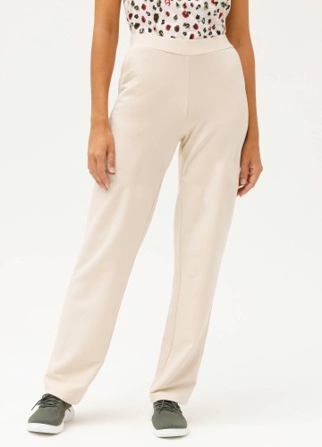 Široké meltonové kalhoty