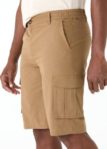 Cargo bermudy s pasem pružným na bocích