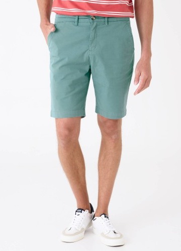Jednobarevné chino bermudy v klasickém střihu