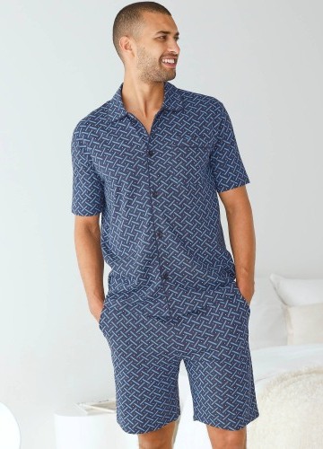 Pyžamo so šortkami a potlačou