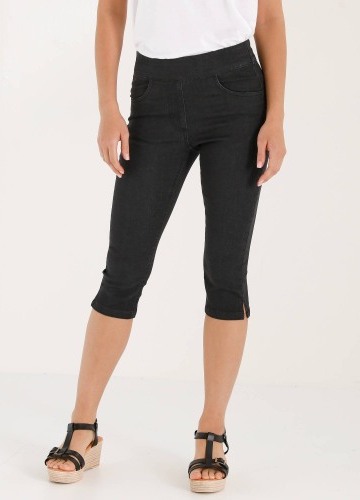 Strečové úzke 3/4 džegíny