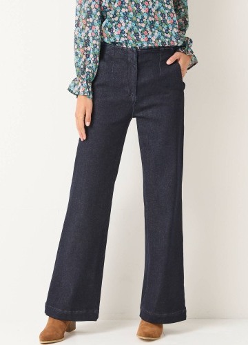 Široké zvonové džíny