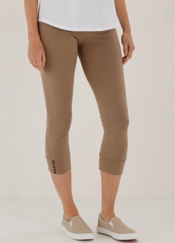 3/4 legíny s ozdobnými knoflíčky