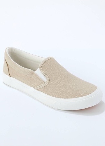 Plátené slip on tenisky