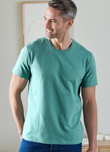 Tričko s kulatým výstřihem a krátkými rukávy