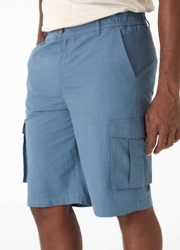 Cargo bermudy s pasem pružným na bocích