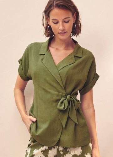 Blúzka s ozdobnou viazačkou