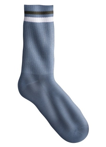 Sada 3 párů žebrovaných ponožek s proužky