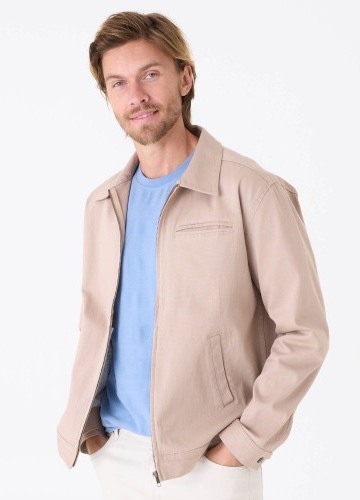 Bunda s límečkem, na zip