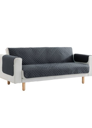 Prošívaný protiskluzový přehoz na pohovku a křeslo z mikrovlákna