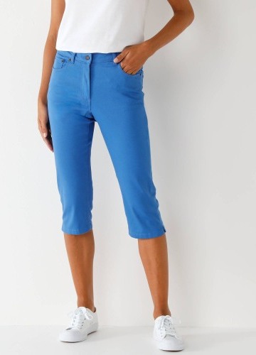 Úzké barevné 3/4 kalhoty