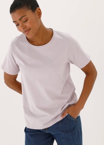 Jednobarevné tričko s krátkými rukávy