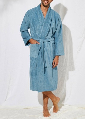 Župan z velurového froté zn. Colombine se šálovým límcem