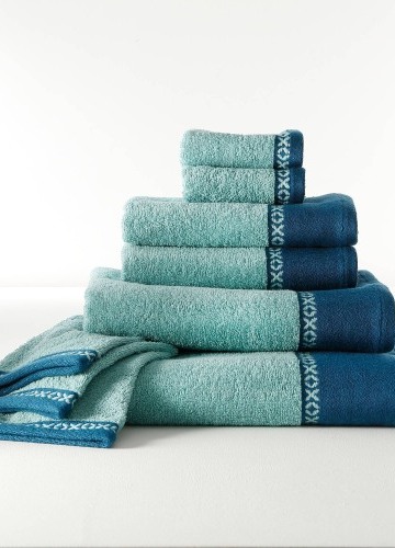 Kolekce koupelnového textilu zn. Colombine®, 420g/m2 s ozdobným lemem