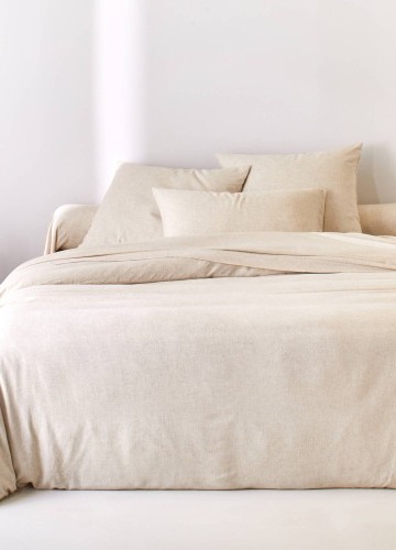Jednobarevné povlečení z bambusu a bavlny