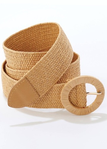 Pružný lykový opasok s
okrúhlou sponou