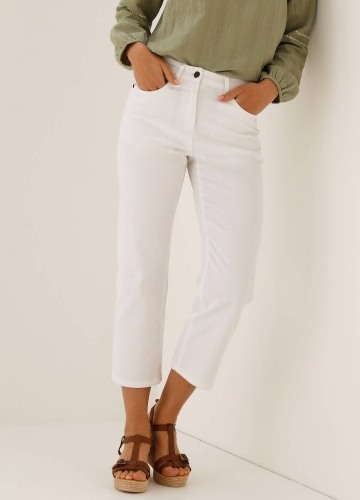 Rovné 7/8 jednobarevné kalhoty