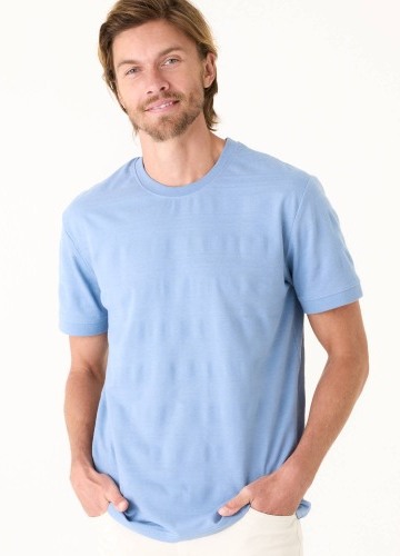 Tričko z piké úpletu s texturou