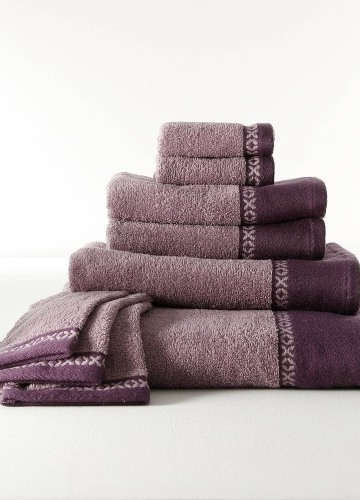 Kolekce koupelnového textilu zn. Colombine®, 420g/m2 s ozdobným lemem