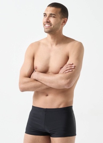 Plavkové čierne boxerky