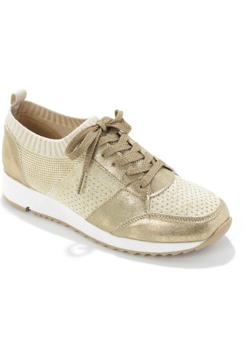 Šnurovacie tenisky z lesklého úpletu