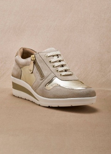 PÉDICONFORT® - Derbies s tkaničkami, na klínové podrážce