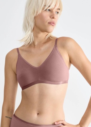 Podprsenka Go Daily Coton ze strečové bavlny, bez kostic