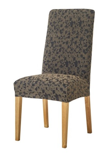 Pružný striekaný žakárový poťah na stoličku