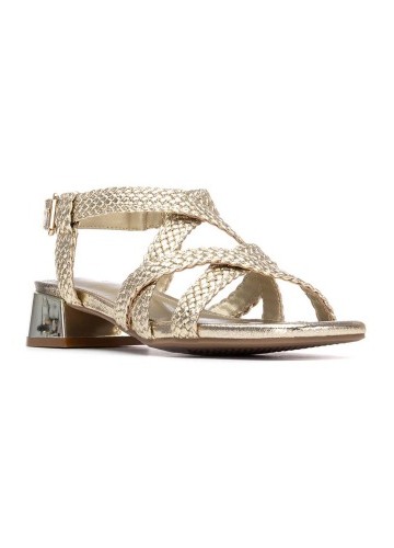 Sandály se zlatými splétanými pásky Xti®
