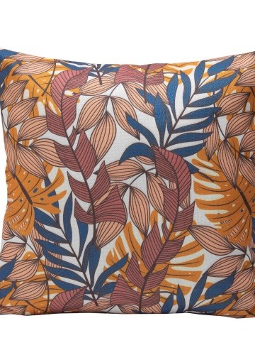 Štvorcový vankúš s potlačou džungle
