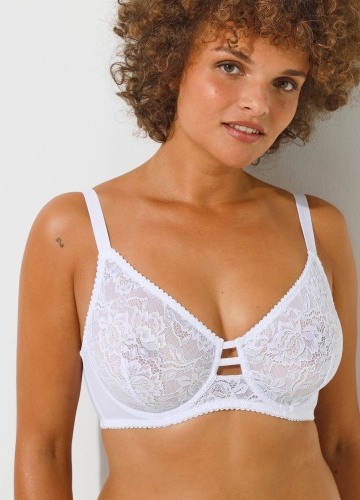 Sada 2 zmenšujících podprsenek z krajky, s kosticemi