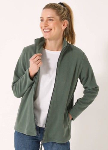 Fleecová mikina na zip