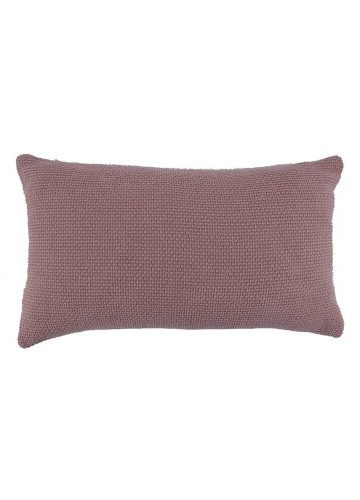 Jednobarevný obdélníkový polštář, žinylkový velur