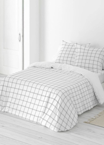 Bavlněné povlečení s kostkovaným potiskem Emile