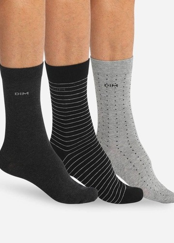 Súprava 3 párov ponožiek Coton Style zn. DIM®