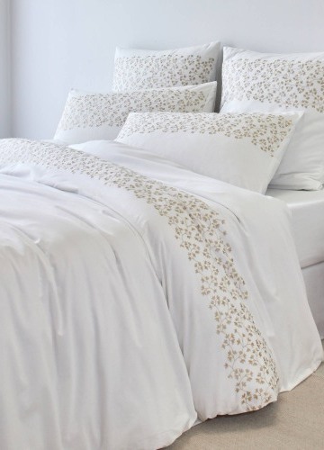 Povlečení s výšivkou listů Colombine®