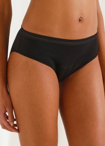 Menstruační slipové kalhotky z bio bavlny Athena®, pro silnou menstruaci