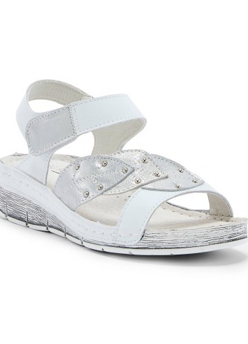 Kožené sandály na suchý zip Pédiconfort®