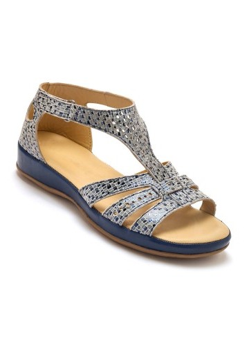 Kožené ažurové sandály Pédiconfort®