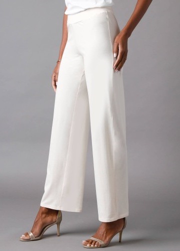 Široké džersejové nohavice s pružným pásom