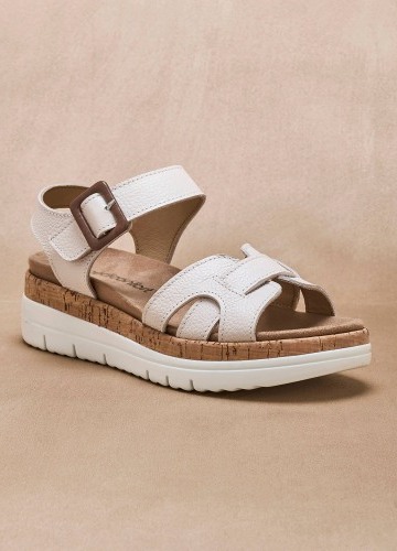 Sandály na klínovém podpatku Pédiconfort®